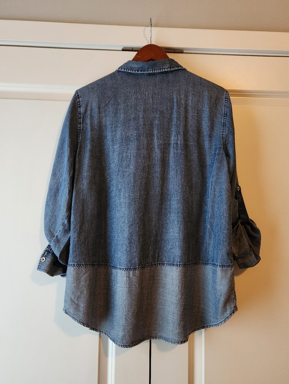 Button Down Lyocel Shirt - Picture 6 of 7